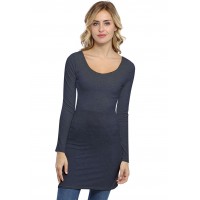 Tunique col danseuse manches longues en modal ROXANE15