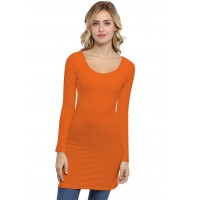 Tunique col danseuse manches longues en modal ROXANE15