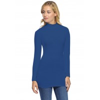 Tee-shirt long col montant et manches longues en modal PENNY10