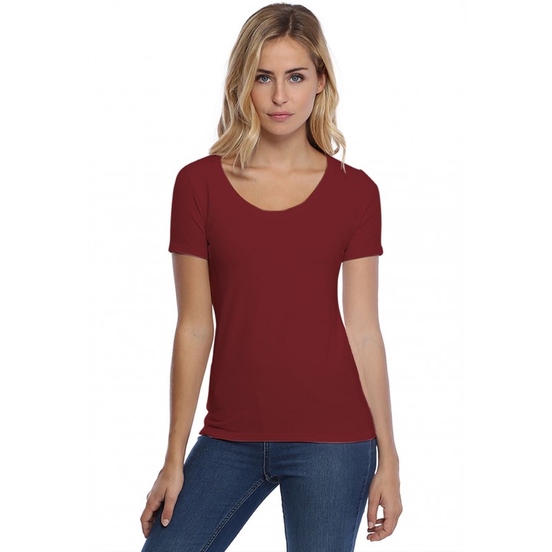 T-shirt col rond manches courtes en modal JOE03 T-shirt col rond manches courtes en modal JOE03