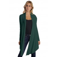 Gilet long manches longues en modal ANNELIE