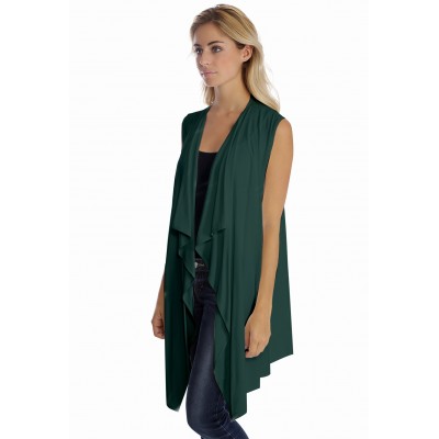 Gilet long sans manche en modal TAYLOR