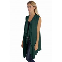 Gilet long sans manche en modal TAYLOR