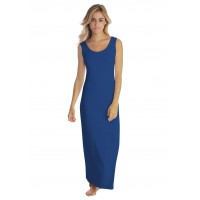 Robe longue col danseuse sans manches en modal GILDA