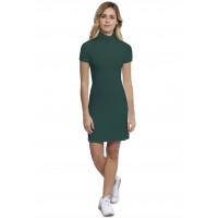 Robe col roulé manches courtes en modal CINDY18