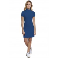 Robe col roulé manches courtes en modal CINDY18