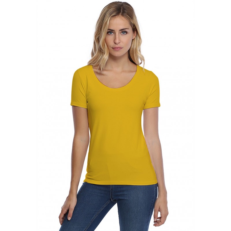 T-shirt col rond manches courtes en modal JOE03 T-shirt col rond manches courtes en modal JOE03