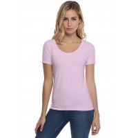 T-shirt col rond manches courtes en modal JOE03