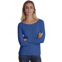 T-shirt col bateau manches longues en modal DOMI05
