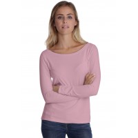 T-shirt col bateau manches longues en modal DOMI05