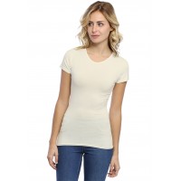 T-shirt ras du cou manches courtes en modal KATY02