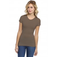T-shirt ras du cou manches courtes en modal KATY02