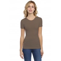 T-shirt ras du cou manches courtes en modal KATY03