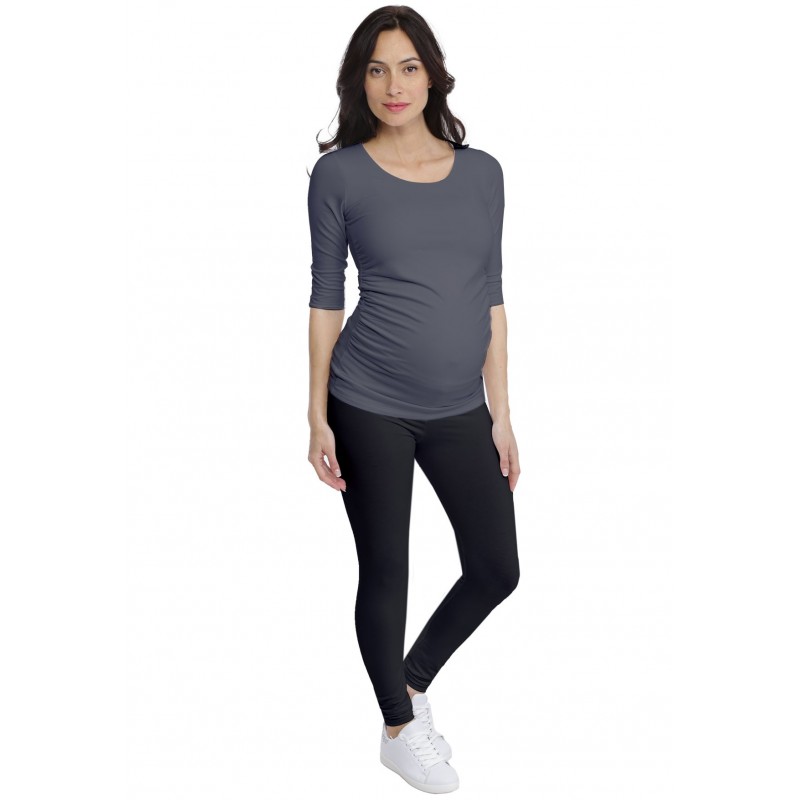 T-shirt de grossesse col rond en modal PAQUERETTE T-shirt de grossesse col rond en modal PAQUERETTE