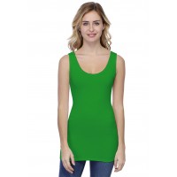 Débardeur long larges bretelles en modal TULIPE02