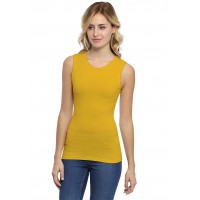 Débardeur col colletage ras du cou en modal KATY01