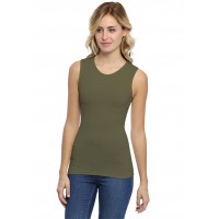 Débardeur col colletage ras du cou en modal KATY01