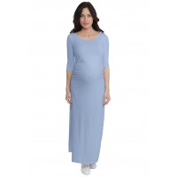 Robe longue de grossesse en modal JACINTHE