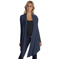 Gilet long manches longues en modal ANNELIE