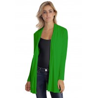 Gilet long à manches longues en modal DEBO02