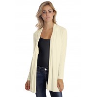 Gilet long à manches longues en modal DEBO02