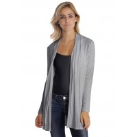 Gilet long à manches longues en modal DEBO02