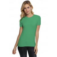 T-shirt coupe droite col ras du cou bande rapportée en modal SACHA03