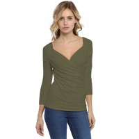 T-shirt cache-coeur manches 3-4 en modal GERRY02