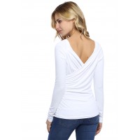 T-shirt cache coeur manches longues en modal GERRY03