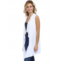 Gilet long sans manche en modal TAYLOR