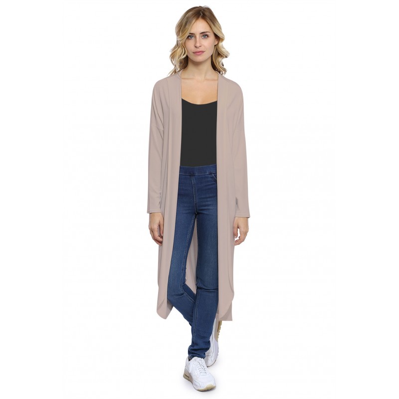 Gilet long à manches longues en modal YOLA Gilet long à manches longues en modal YOLA