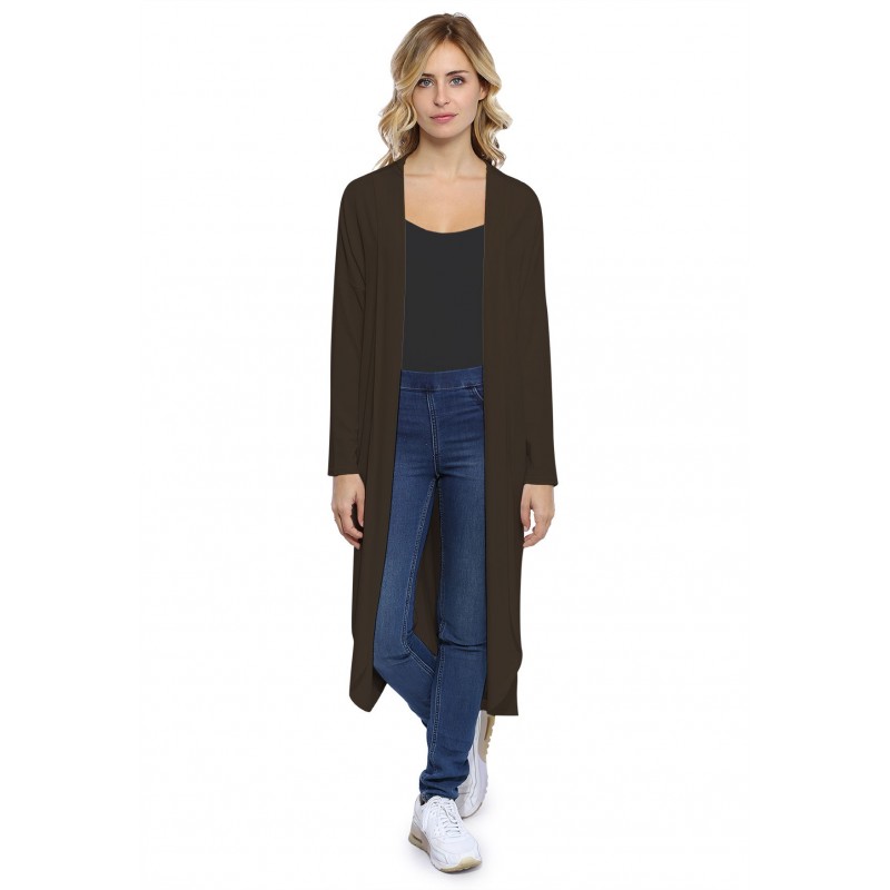 Gilet long à manches longues en modal YOLA Gilet long à manches longues en modal YOLA