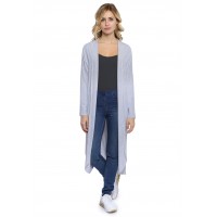 Gilet long à manches longues en modal YOLA
