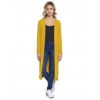 Gilet long à manches longues en modal YOLA
