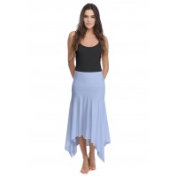 Jupe longue asymétrique en modal KYM