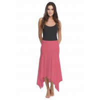 Jupe longue asymétrique en modal KYM