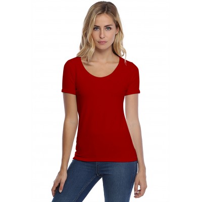 T-shirt col rond manches courtes en modal JOE03