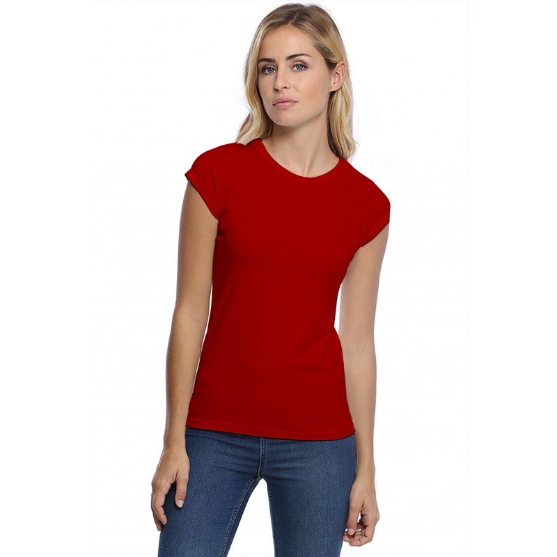 T-shirt coupe droite ras du cou manches courtes capes en modal SACHA02 T-shirt coupe droite ras du cou manches courtes capes en modal SACHA02