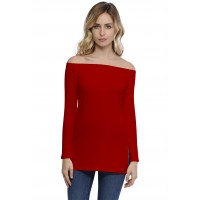 T-shirt long épaules nues en modal LANA