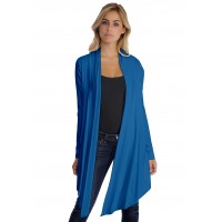 Gilet long manches longues en modal ANNELIE