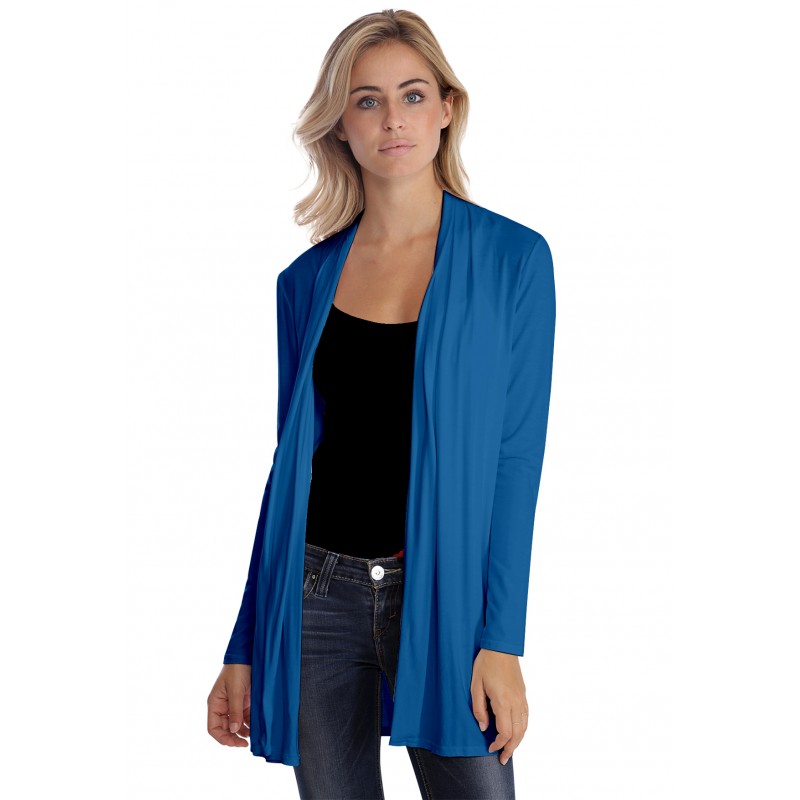 Gilet long à manches longues en modal DEBO02 Gilet long à manches longues en modal DEBO02