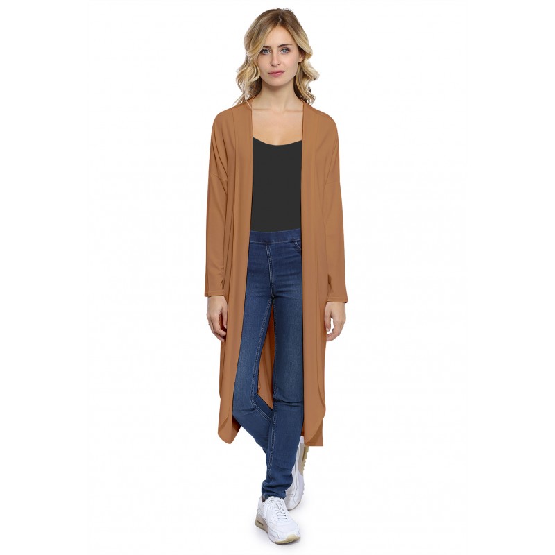 Gilet long à manches longues en modal YOLA Gilet long à manches longues en modal YOLA