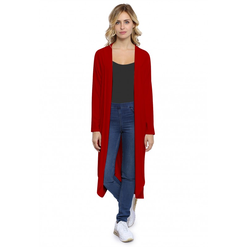 Gilet long à manches longues en modal YOLA Gilet long à manches longues en modal YOLA