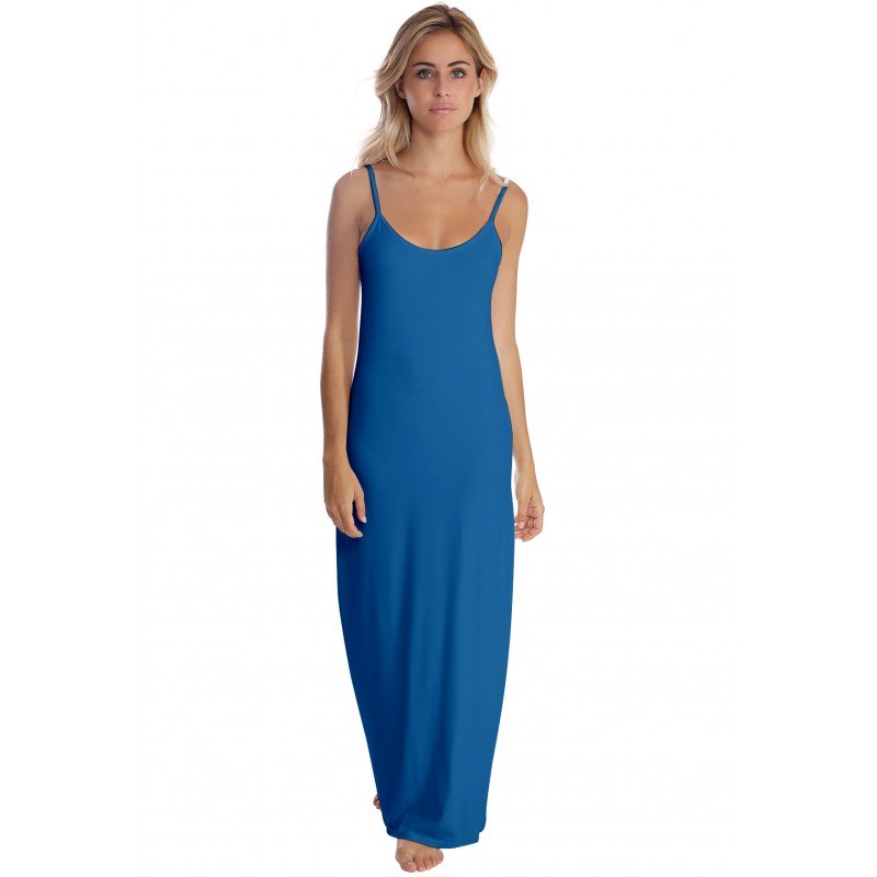 Robe longue fines bretelles en modal GIGI Robe longue fines bretelles en modal GIGI