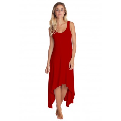 Robe déstructurée sans manches en modal ANEMONE