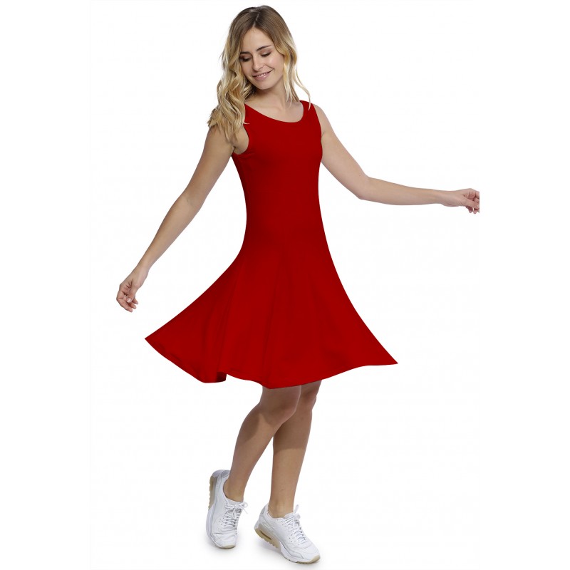 Robe patineuse débardeur en modal ASTER Robe patineuse débardeur en modal ASTER