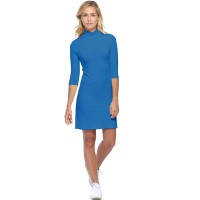 Robe col montant manches 3-4 en modal PENNY19
