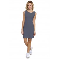 Robe col bateau sans manche en modal GUIMAUVE01
