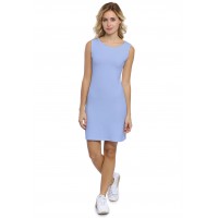 Robe col bateau sans manche en modal GUIMAUVE01