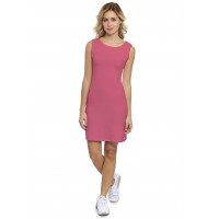 Robe col bateau sans manche en modal GUIMAUVE01